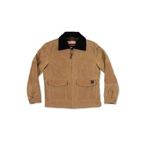 NEW IRON & RESIN men's navigator jacket in dark tan